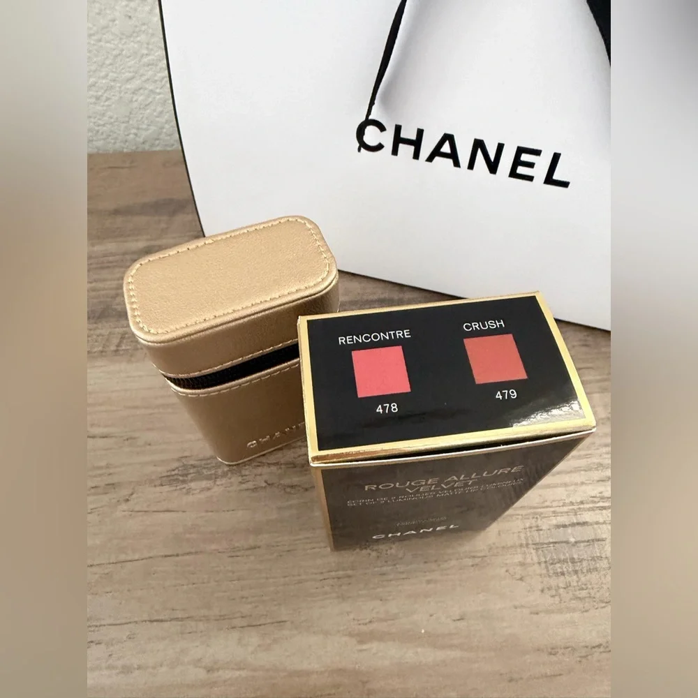 CHANEL Gold Rouge Allure Velvet Lipstick Set